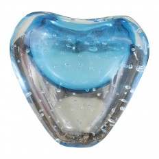 Petite Murano glass heart shape vase